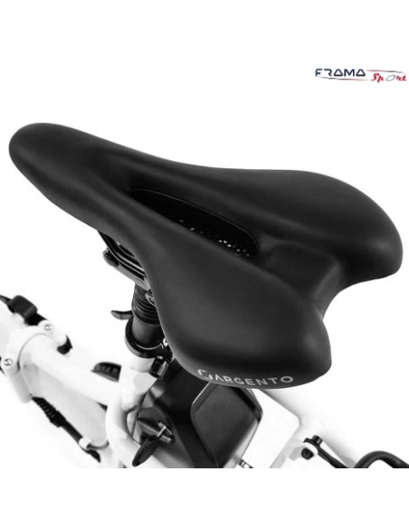 Bici a pedalata assistita Argento modello Piuma S 20'' 250w bianca