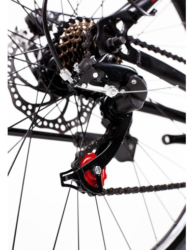 MTB Bicystar  Nero/Rosso, 26" Uomo