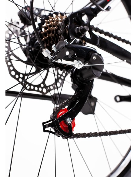 MTB Bicystar  Nero/Rosso, 26" Uomo