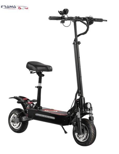 Monopattino elettrico  Q7 Pro Doppio Motore 3200W 52V 19AH 70KM/ora Con sedile