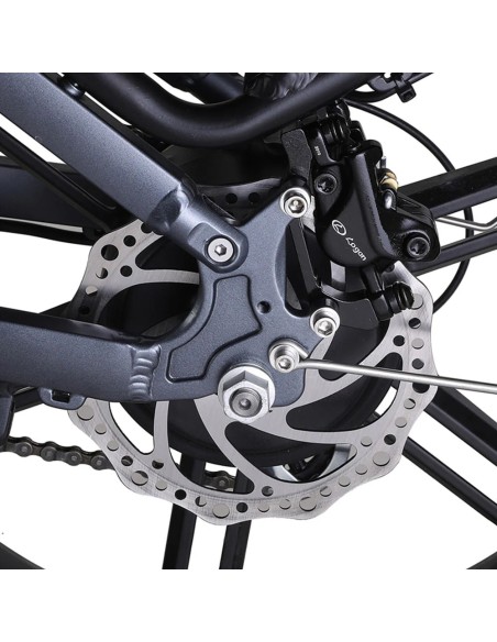 Bici a pedalata assistita Fat-bike Polarna modello M4 750W Nera