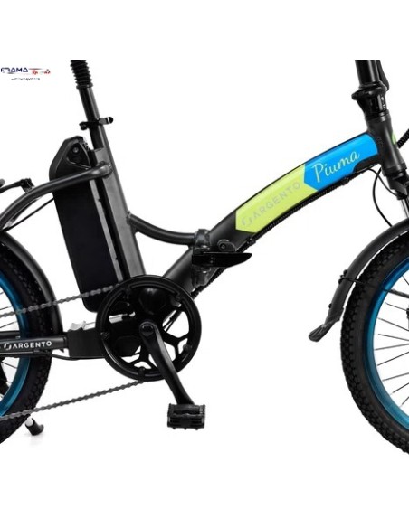 Bici a pedalata assistita pieghevole  Argento modello Piuma 250w 20''