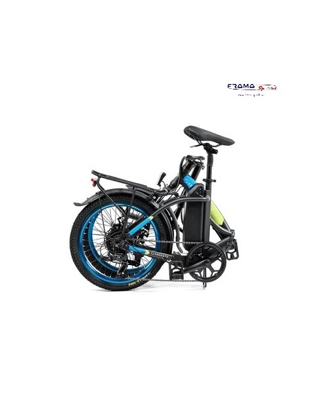 Bici a pedalata assistita pieghevole  Argento modello Piuma 250w 20''