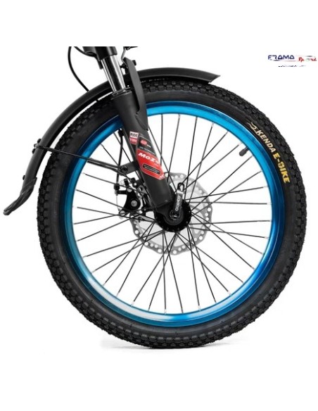 Bici a pedalata assistita pieghevole  Argento modello Piuma 250w 20''