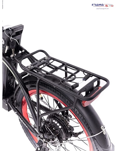 Bici a pedalata assistita pieghevole Argento modello Piuma S+ 250W 20''