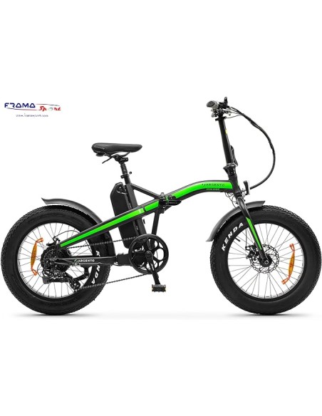 Bici a pedalata assistita pieghevole Argento modello MiniMad 250w