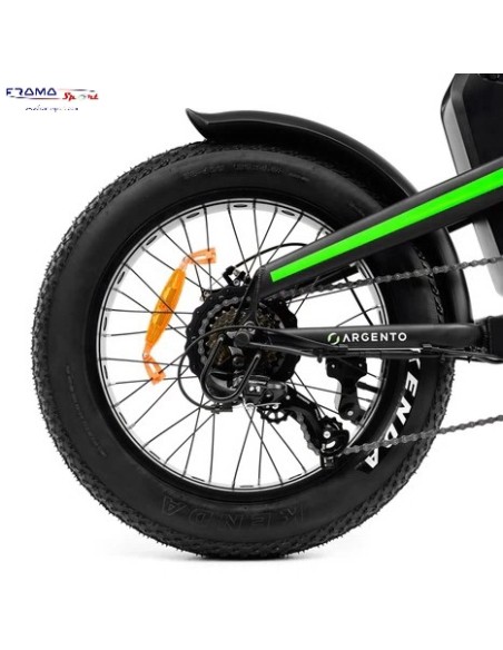 Bici a pedalata assistita pieghevole Argento modello MiniMad 250w