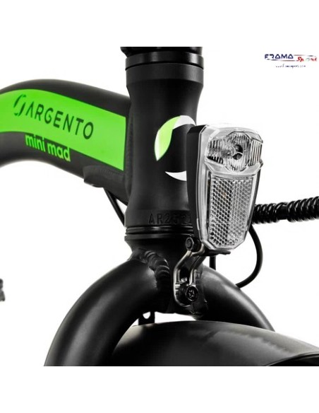 Bici a pedalata assistita pieghevole Argento modello MiniMad 250w
