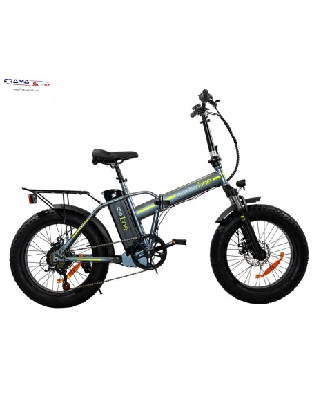Bici a pedalata assistita pieghevole Emg Bomber One 250W grigia