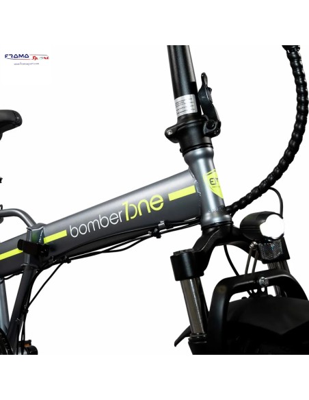 Bici a pedalata assistita pieghevole Emg Bomber One 250W grigia